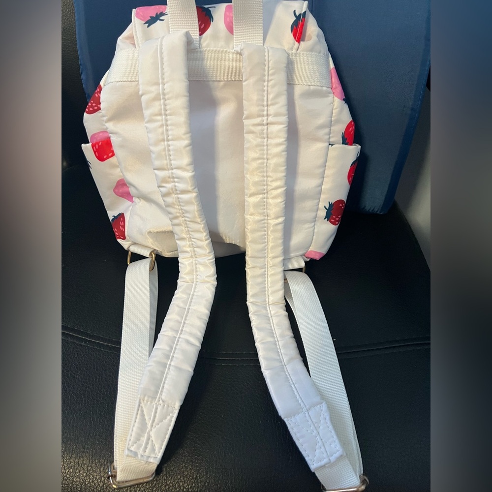 Claire's Strawberry Patterned Mini Backpack - image 6